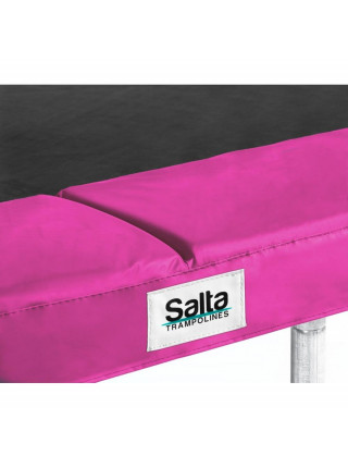 Батут із сіткою Salta Combo 214x153 см Рожевий