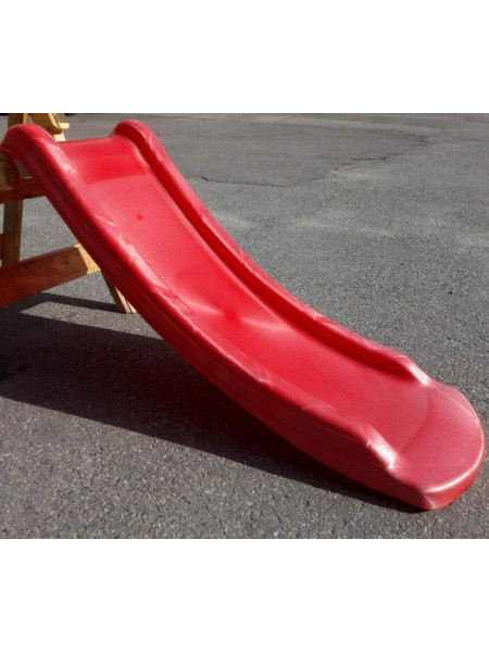 Горка пластиковая красная 120 см