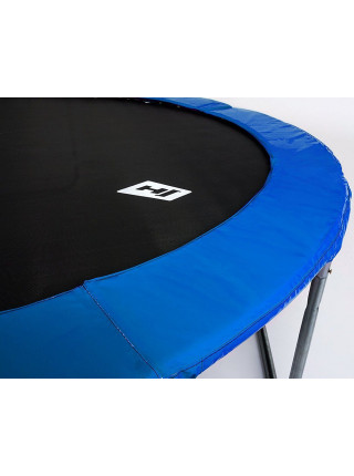 Батут с защитной сеткой Hop-Sport 244 см черно-синий