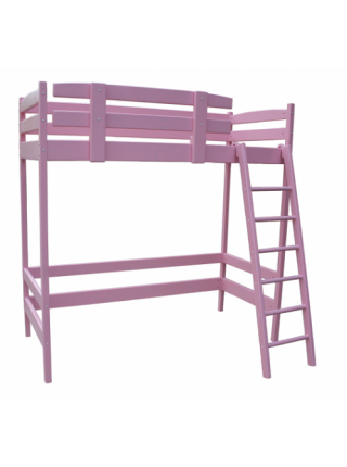 Деревянная кровать-чердак Барби 160*70 см