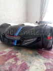 Кровать машинка BMW черная, пластик, Турция