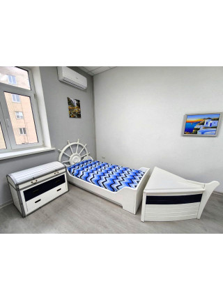 Детская кроватка Лодка + Комод-Сундук Детская кроватка Лодка + Комод-Сундук