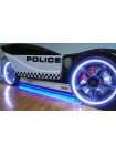 Кровать Полицейская машина с подсветкой и дверями