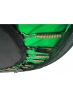 Батут с защитной сеткой Hop-Sport 488 см черно-зеленый
