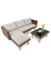 Комплект садовой мебели Imola коричневый