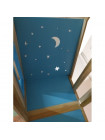 Кровать двухъярусная Звёздное небо