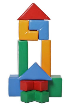 Конструктор из мягких модулей Строитель-8 мини