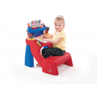 Детский стол для творчества со скамьёй