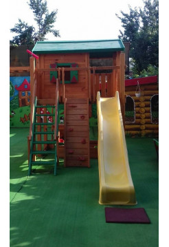 Майданчик з будиночком на палях Spielplatz-21 