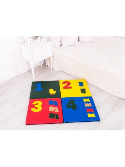 Дитячий килимок-мат складаний Арифметика