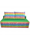 Диван-ліжко безкаркасний з подушкою Кольоровий