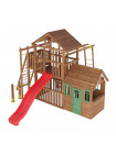 Игровая площадка с деревянным домиком Башня-11