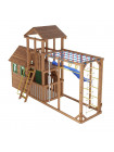 Игровая площадка с деревянным домиком Башня-9