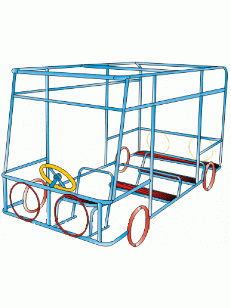 Ігровий елемент для дитячого майданчика Автобус